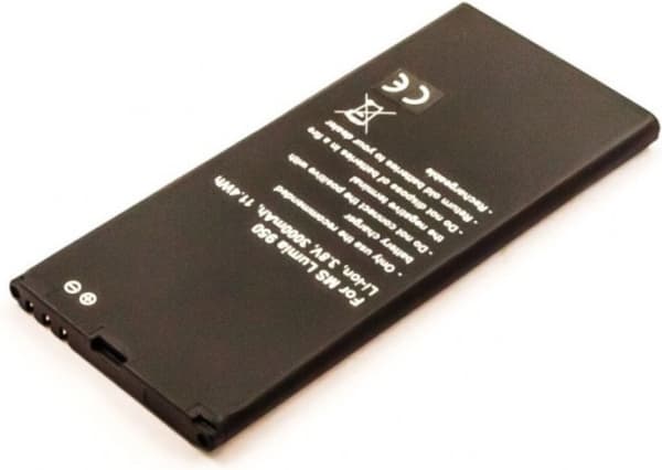 MicroSpareparts Mobile - Akku - Li-Ion - 3000 mAh - 11.4 Wh - Microsoft Lumia 950 -puhelimeen