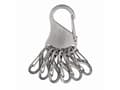 Pikkukuva 2 / 4: NITE Ize Key Carabiner NI-KRS-03-11 KeyRack 6 S-Biner Silver 1 kpl