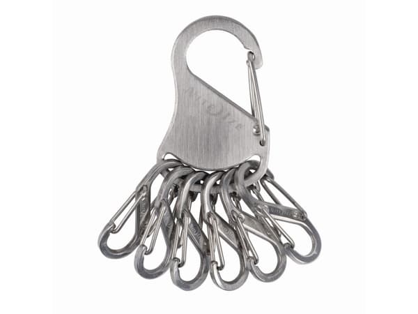 NITE Ize Key Carabiner NI-KRS-03-11 KeyRack 6 S-Biner Silver 1 kpl