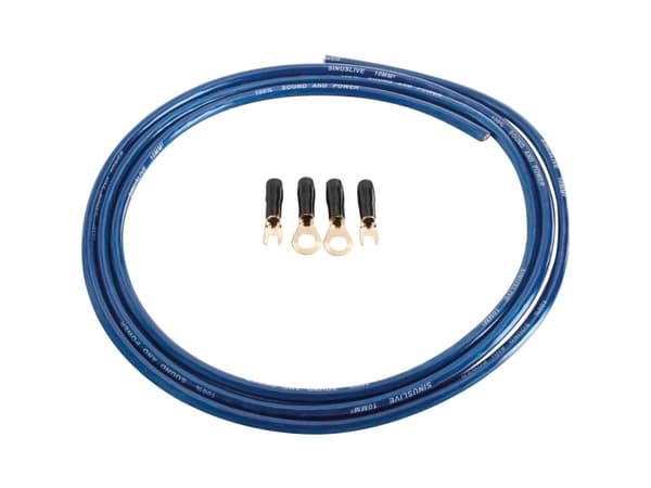 Sinuslive Car HiFi virtajohtosarja 10 mm² kullattu 10 mm²