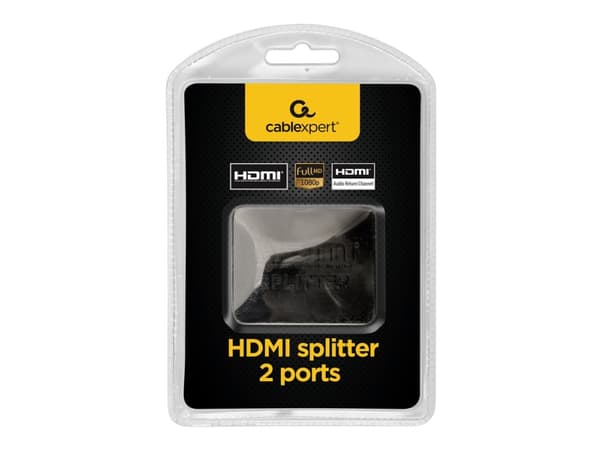 Cablexpert DSP-2PH4-03 - Video/lyd-splitter - 2 x HDMI - stasjonær