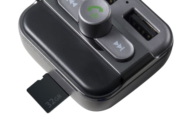 Technaxx FMT900BT - Bluetooth håndfri / FM-sender / lader for mobiltelefon, nettbrett