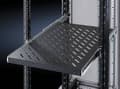 Miniatyrbild 3 av 5: Rittal - Hylla för rack - RAL 9005 - 1U - 19" - för TS IT