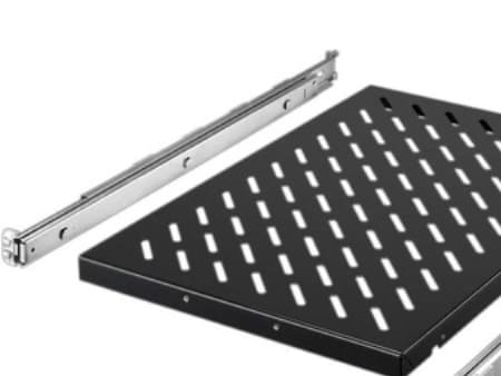 Rittal - Hylla för rack - RAL 9005 - 1U - 19" - för TS IT