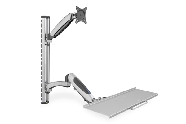 DIGITUS DA-90354 - Monteringssett (veggmontering, tastaturarm, skjermarm) - for LCD-skjerm / tastatur - skjermstørrelse: 17"-27"