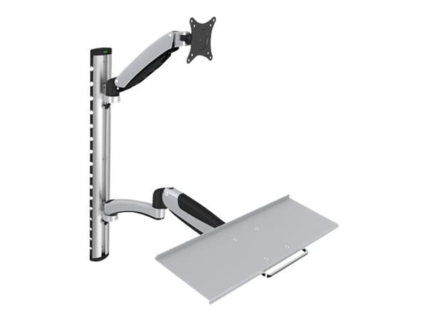 DIGITUS DA-90354 - Monteringssett (veggmontering, tastaturarm, skjermarm) - for LCD-skjerm / tastatur - skjermstørrelse: 17"-27"