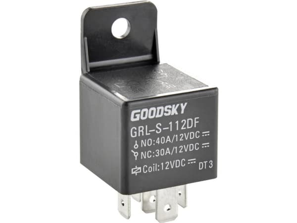 GoodSky GRL-S-112DF Køretøjsrelæ 12 V/DC 40 A 1 x skiftekontakt