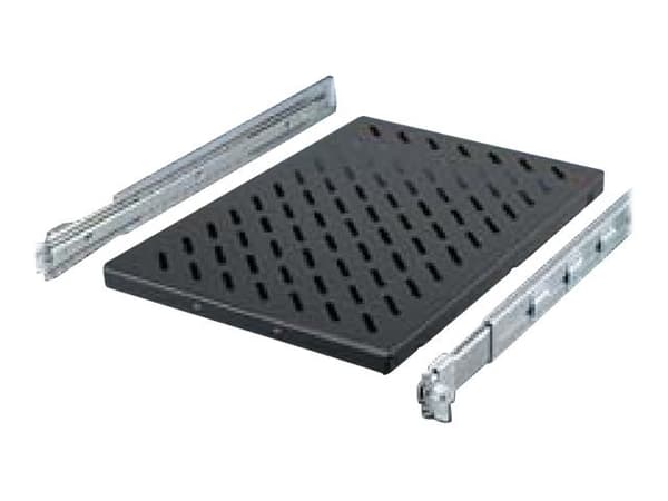Rittal - Hylla för rack - RAL 9005 - 1U - 19" - för TS IT