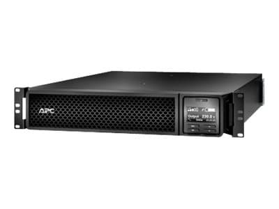 APC Smart-UPS SRT 3000VA RM - UPS (rackmonterbar/ekstern) - AC 220/230/240 V - 2700 watt - 3000 VA - blysyre - RS-232, USB - utgangskontakter: 10 - 2 Sort