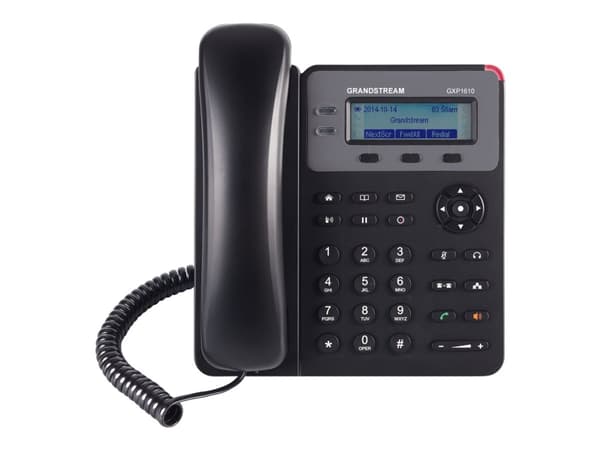 Grandstream GXP1610 - VoIP-telefon - treveis anropskapasitet - SIP - 2 linjer