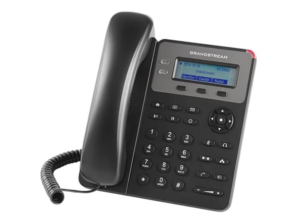 Grandstream GXP1610 - VoIP-telefon - treveis anropskapasitet - SIP - 2 linjer Sort