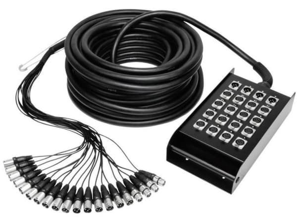 AH Cables K20C15 Multicore kabel 15.00 m Antal indgange:16 x Antal udgange:4 x