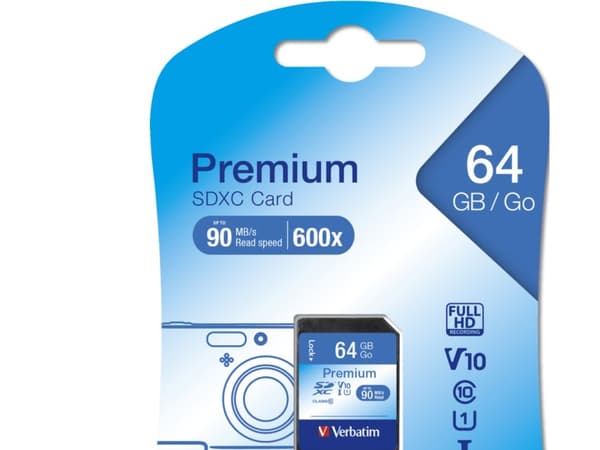 Verbatim Premium - Flash-minneskort - 64 GB - Class 10 - SDXC