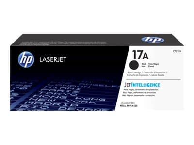 Lasertoner HP 17A, 1.600 sidor, svart