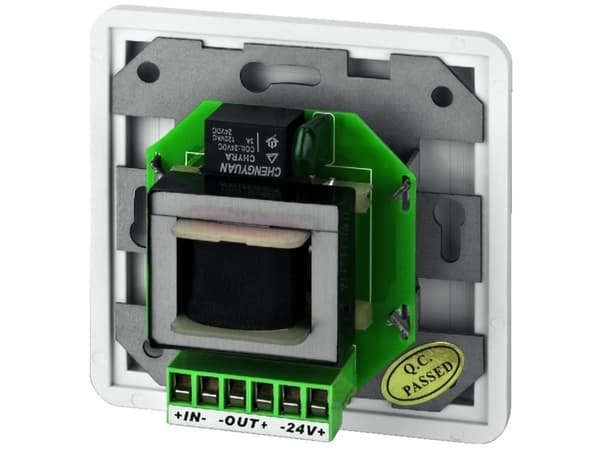 Monacor ATT-324PEU, Rotasjonsvolumkontroll, Vegg-montert, Hvit, 50 - 18000 Hz, 24 W, 80 mm