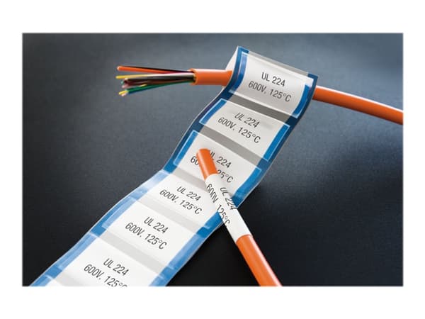 DYMO XTL - Svart på hvitt - 24 x 34 mm 60 stk (1 rull(er) x 60) slange - for XTL 500