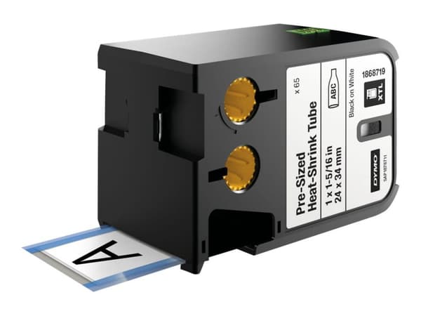 DYMO XTL - Svart på hvitt - 24 x 34 mm 60 stk (1 rull(er) x 60) slange - for XTL 500