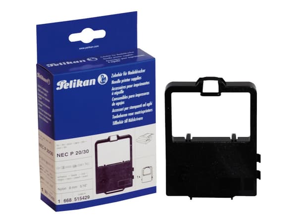 Pelikan Gr. 668 - Svart - skriverbånd - for NEC Pinwriter P20, P22Q, P2Q, P2X, P3200, P32Q, P3300, P3Q