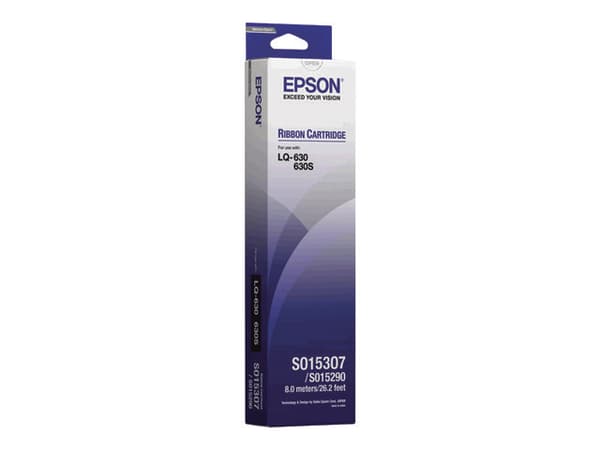 Epson - Svart - 24 pin - skriverbånd - for LQ 630, 630S