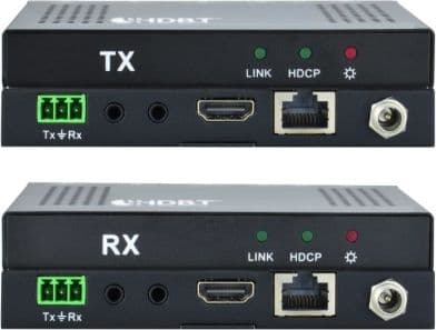 VivoLink Repeater / Amplifier - Set - video/lyd/infrarød/seriell-utvider - RS-232, HDMI, HDBaseT