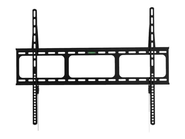 TECHly - Brakett - Ultra-Slim - for LCD-TV - svart - skjermstørrelse: 42"-80" - monteringsgrensesnitt: opptil 800 x 600 mm - veggmonterbar