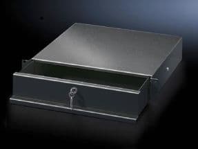 Rittal 5502.305, Musta, Terästä, 2U, 48,3 cm (19"), 411 mm, 419 mm