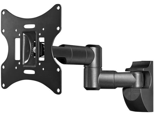 Goobay TV EasyScope Twin M, 106,7 cm (42"), 200 x 200 mm, 200 x 200 mm, -20 - 20°, -90 - 90°, Sort