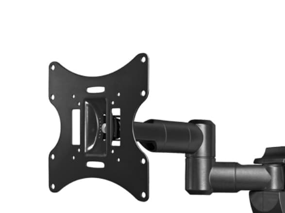 Goobay TV EasyScope Twin M, 106,7 cm (42"), 200 x 200 mm, 200 x 200 mm, -20 - 20°, -90 - 90°, Sort Sort