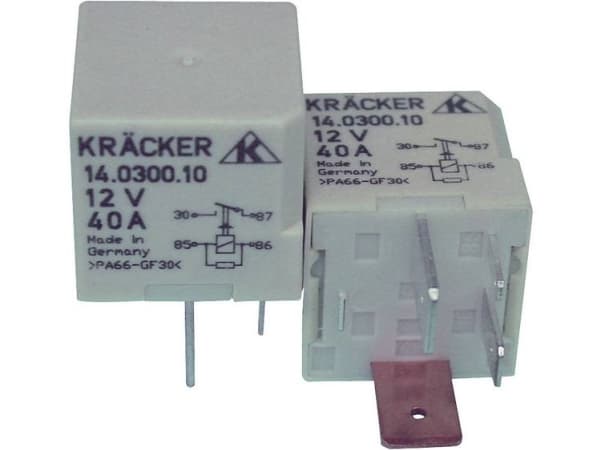 Kräcker 14.0300.10 Køretøjsrelæ 12 V/DC 70 A 1 x sluttekontakt