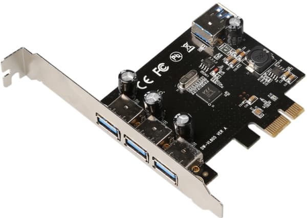 MicroConnect - USB-adapter - PCIe 2.0 - USB 3.0 x 3 + USB 3.0 (intern)