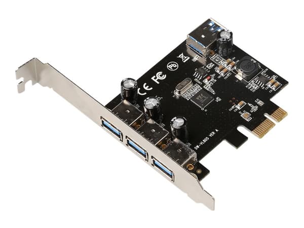 MicroConnect - USB-adapter - PCIe 2.0 - USB 3.0 x 3 + USB 3.0 (intern)