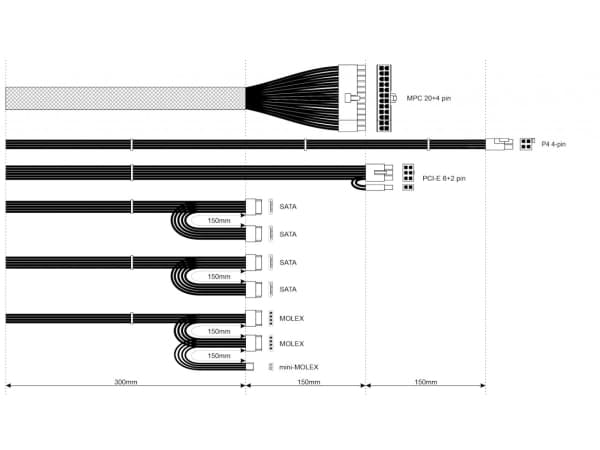 Akyga Basic Series AK-B1-600 - Strømforsyning (intern) - ATX12V 2.31 - AC 230 V - 600 watt - PFC - grå