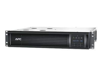 APC Smart-UPS 1500VA LCD RM - UPS (rackversio) - AC 230 V - 1000 Watt - 1500 VA - Ethernet, RS-232, USB - output-stikforbindelser: 4 - 2U - sort - me musta