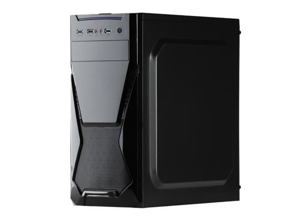 Akyga AK13BK - Tower - ATX - ingen strømforsyning - svart - USB/lyd