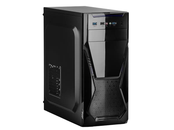 Akyga AK13BK - Tower - ATX - ingen strømforsyning - svart - USB/lyd