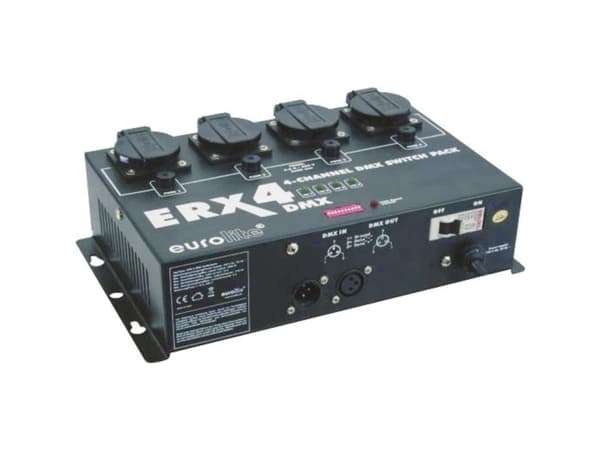 Eurolite DMX kytkinpaketti ERX-4 DMX 4-kanavainen (ERX-4 DMX)
