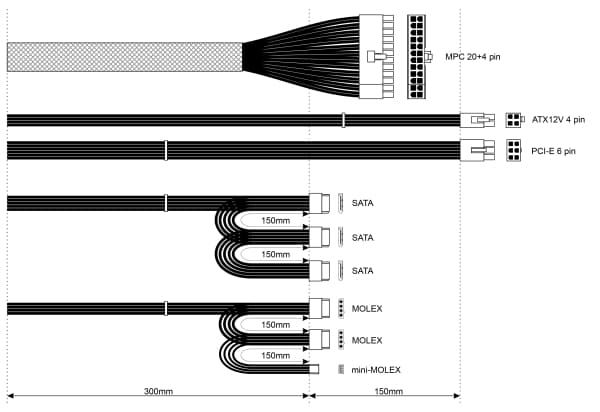 Akyga Basic Series AK-B1-550 - Strømforsyning (intern) - ATX12V 2.31 - AC 230 V - 550 watt - PFC - grå