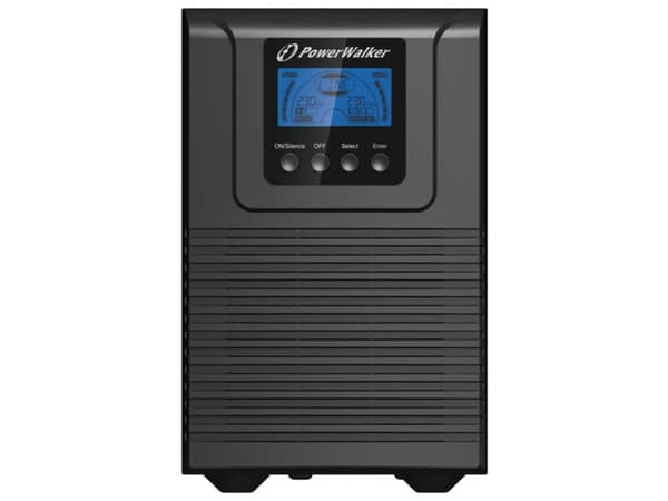 PowerWalker VFI 1000 TG - UPS - 900 Watt - 1000 VA 9 At - RS-232, USB - lähtöliittimet: 4 kpl