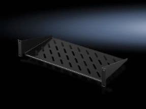 Rittal DK - Hylla för rack - RAL 9005 - 2U - 19"