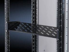 Rittal DK - Hylla för rack - RAL 9005 - 2U - 19"