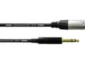 Miniatyrbilde 2 av 3: Cordial CFM 0,6 MV XLR Adapterkabel [1x XLR-stik - 1x Jackstik 6,3 mm] 0.60 m Sort