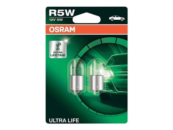 Osram Ultra Life R5W - 5W - BA15s - 12V - Blister - 2 stk.