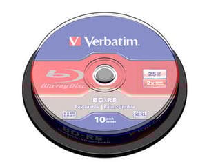 Verbatim - 10 x BD-RE - 25 GB 2x - spindel