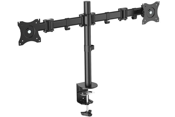 DIGITUS DA-90349 - Monteringssats (bordsfäste, 2 skärmarmar) - för 2 LCD-bildskärmar - skärmstorlek: 15"-27" - skrivbord