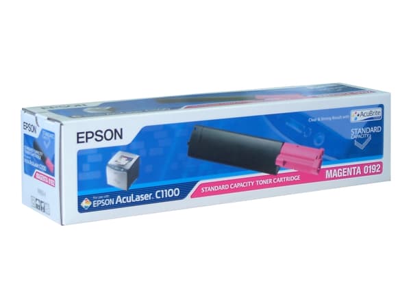 Epson 0192 - Magenta - original - tonerpatron - för AcuLaser C1100, C1100+, C1100N, CX11N, CX11NF, CX11NFC, CX11NFCT, CX11NFT