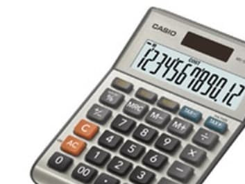 Casio MS-120BM - Skrivebordskalkulator - 12 sifre - solpanel, batteri