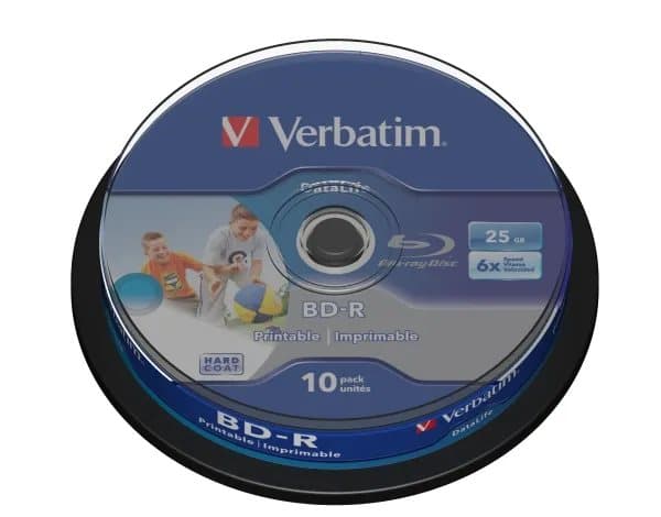 Verbatim DataLife - 10 x BD-R - 25 GB 6x - blekkstråleskrivbar overflate - spindel