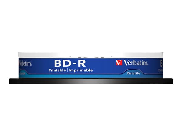Verbatim DataLife - 10 x BD-R - 25 GB 6x - blekkstråleskrivbar overflate - spindel