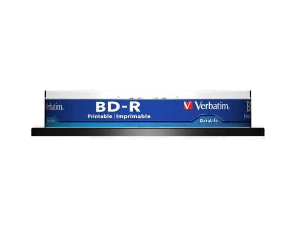 Verbatim DataLife - 10 x BD-R - 25 GB 6x - blekkstråleskrivbar overflate - spindel