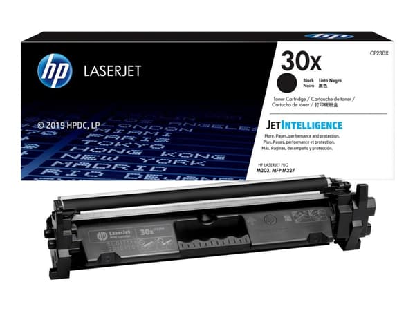 HP 30X - Svart - original - LaserJet - tonerpatron (CF230X) - for LaserJet Pro M203d, M203dn, M203dw, MFP M227fdn, MFP M227fdw, MFP M227sdn